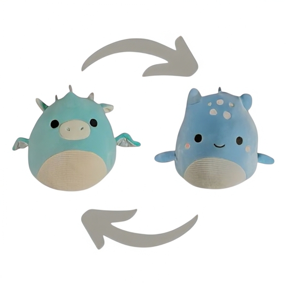 NEW Squishmallows Flip-A-Mallow Miles and Lune - Picture 1 of 6